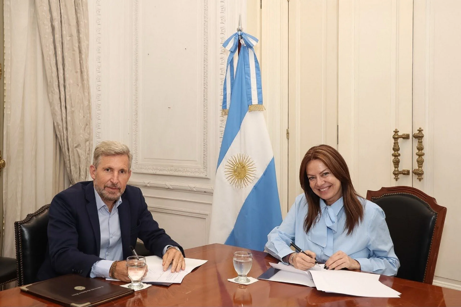 Frigerio y Pettovello firmaron un acuerdo para finalizar cuatro escuelas técnicas y agrotécnicas en Entre Ríos