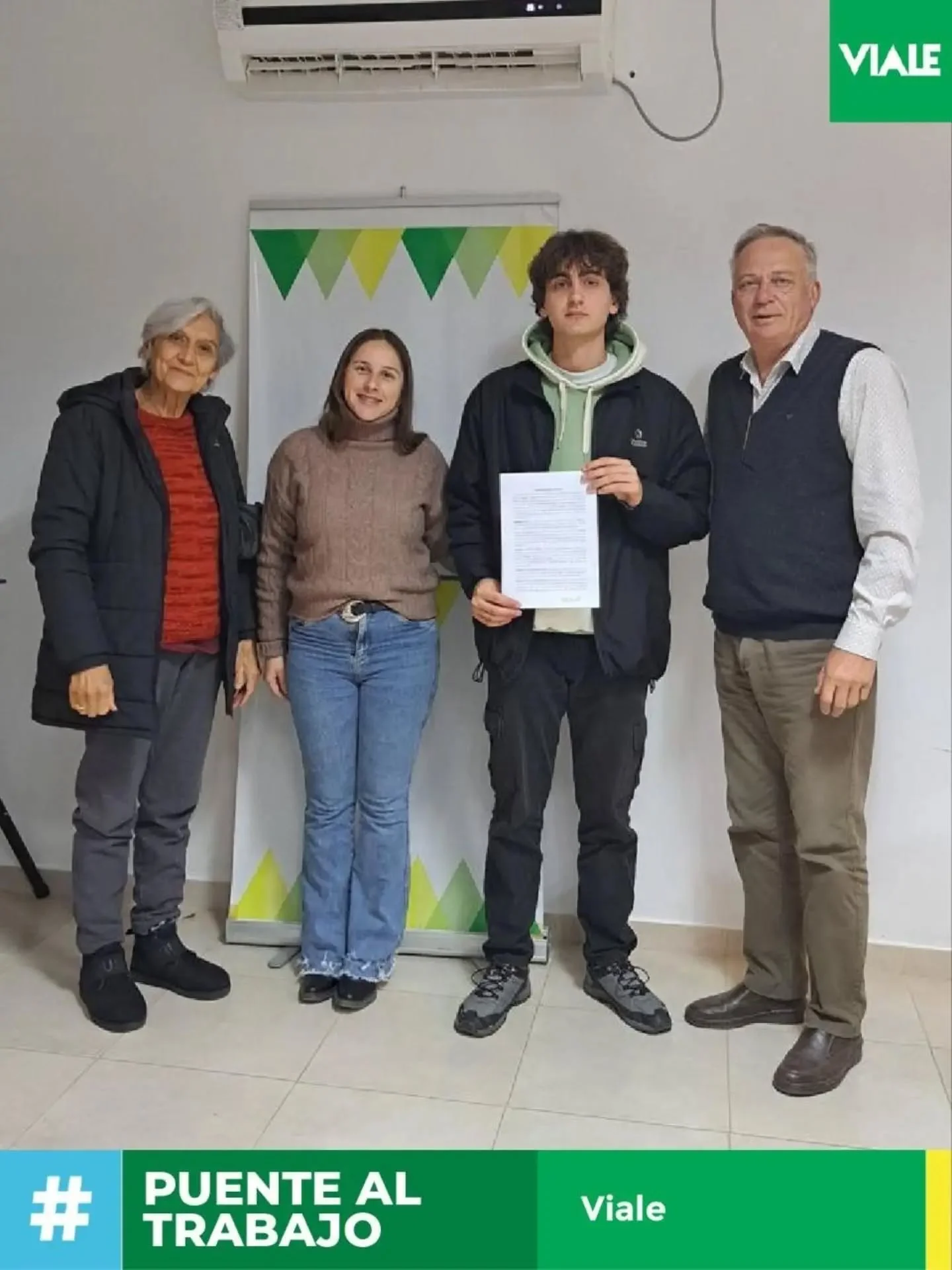 Viale : Nuevas oportunidades para nuestros jóvenes