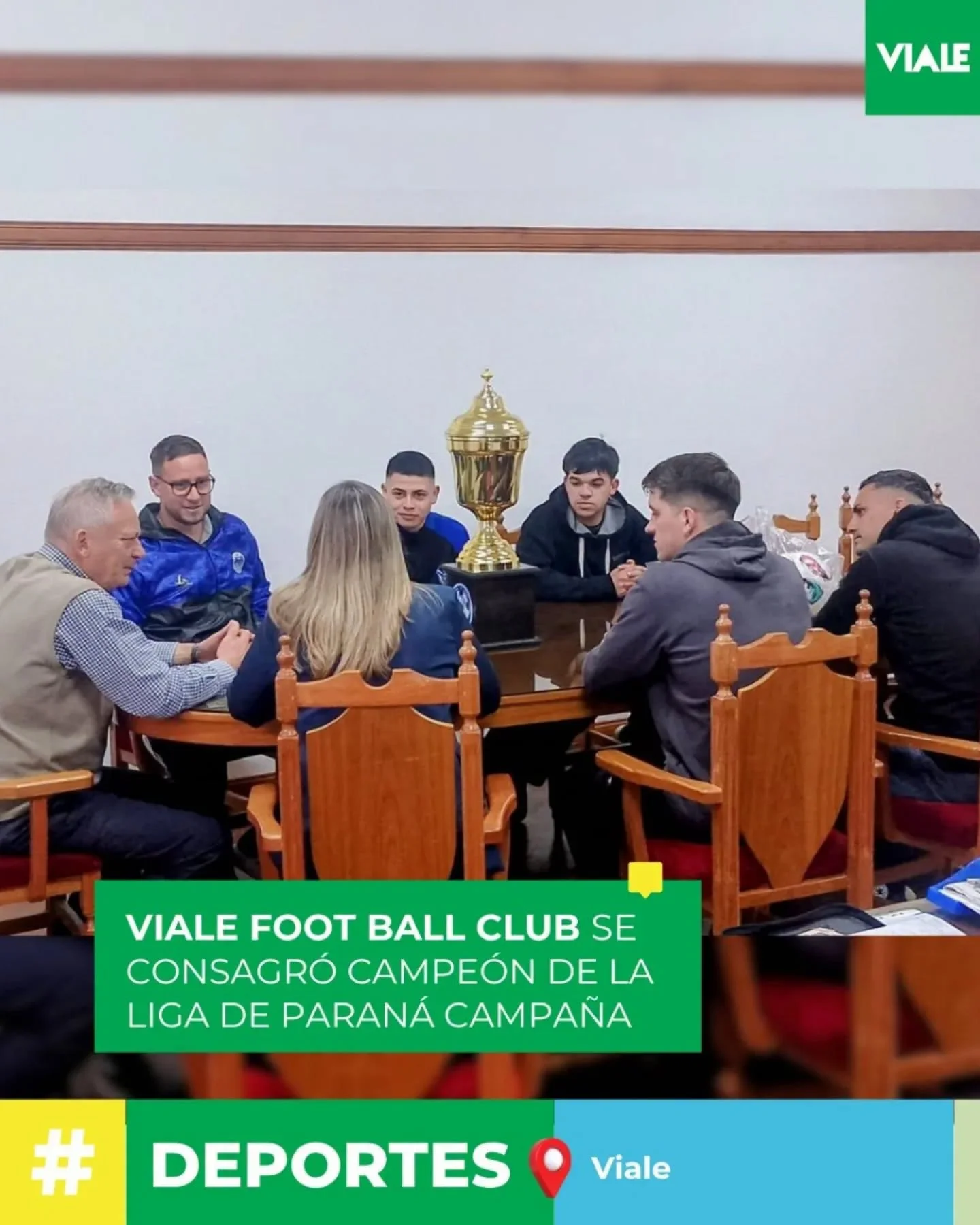 Viale : Recibimos a los campeones del Torneo Apertura de la Liga de Fútbol de Paraná Campaña