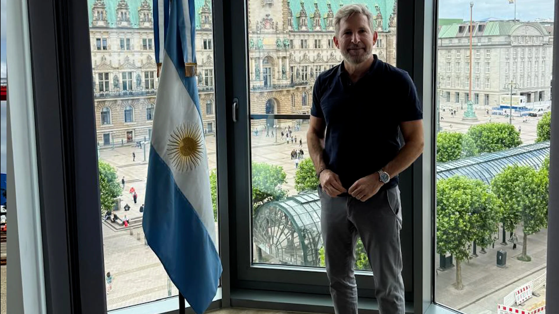 En su visita al Puerto de Hamburgo Frigerio impulsó la agenda exportadora y logística de Entre Ríos
