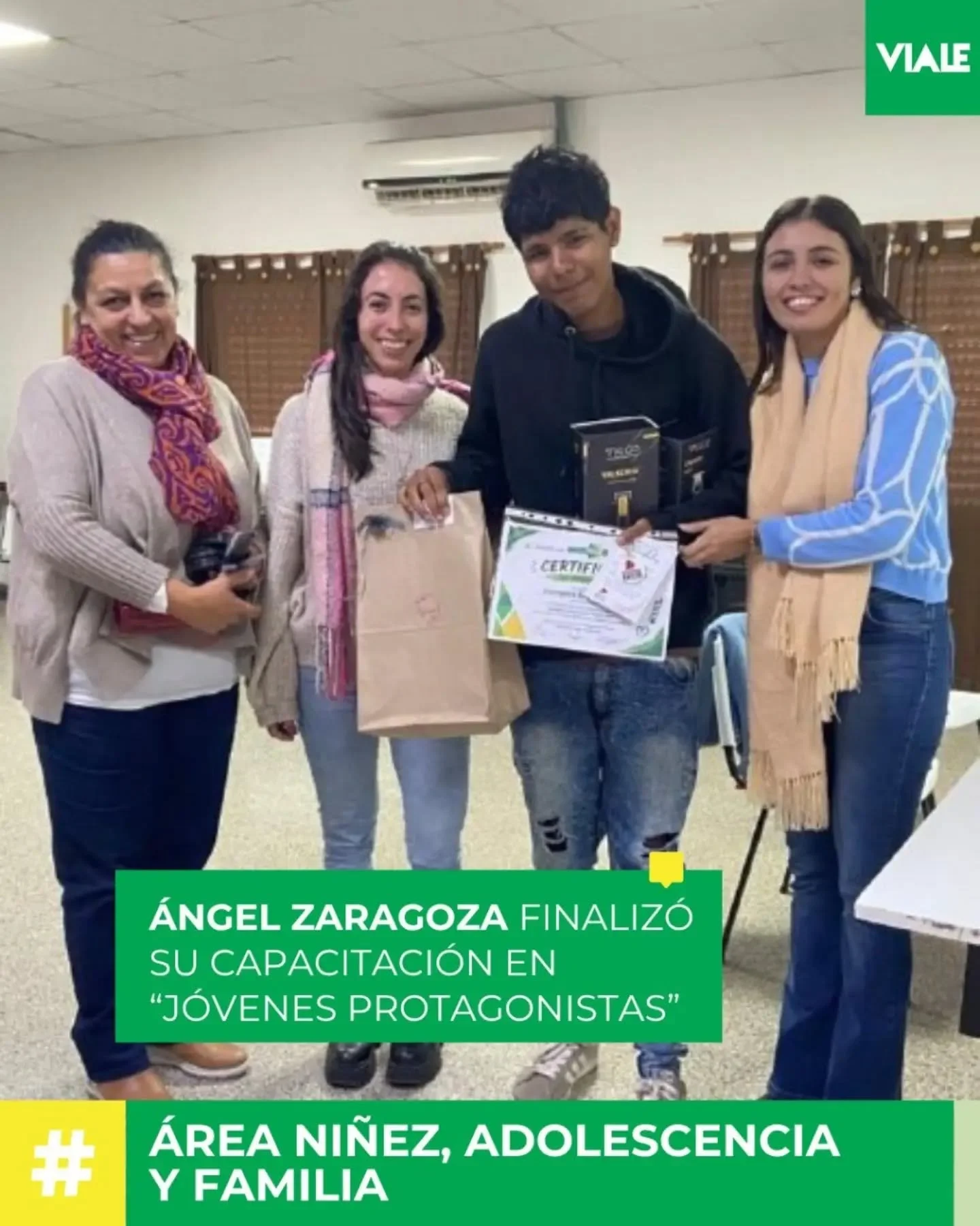 Jóvenes protagonistas: capacitación y nuevas oportunidades en Viale