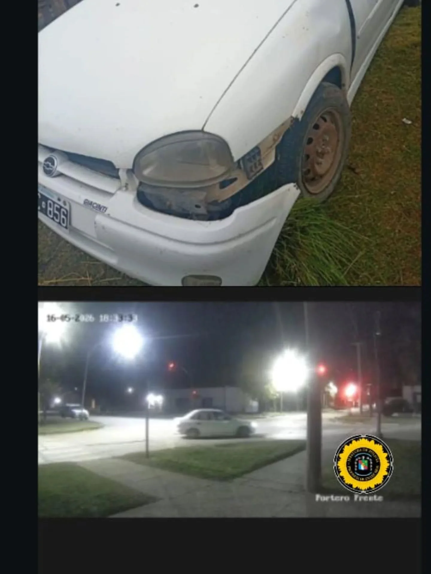 Viale : Policía identifica a conductora que se retiró tras colisionar con motociclista