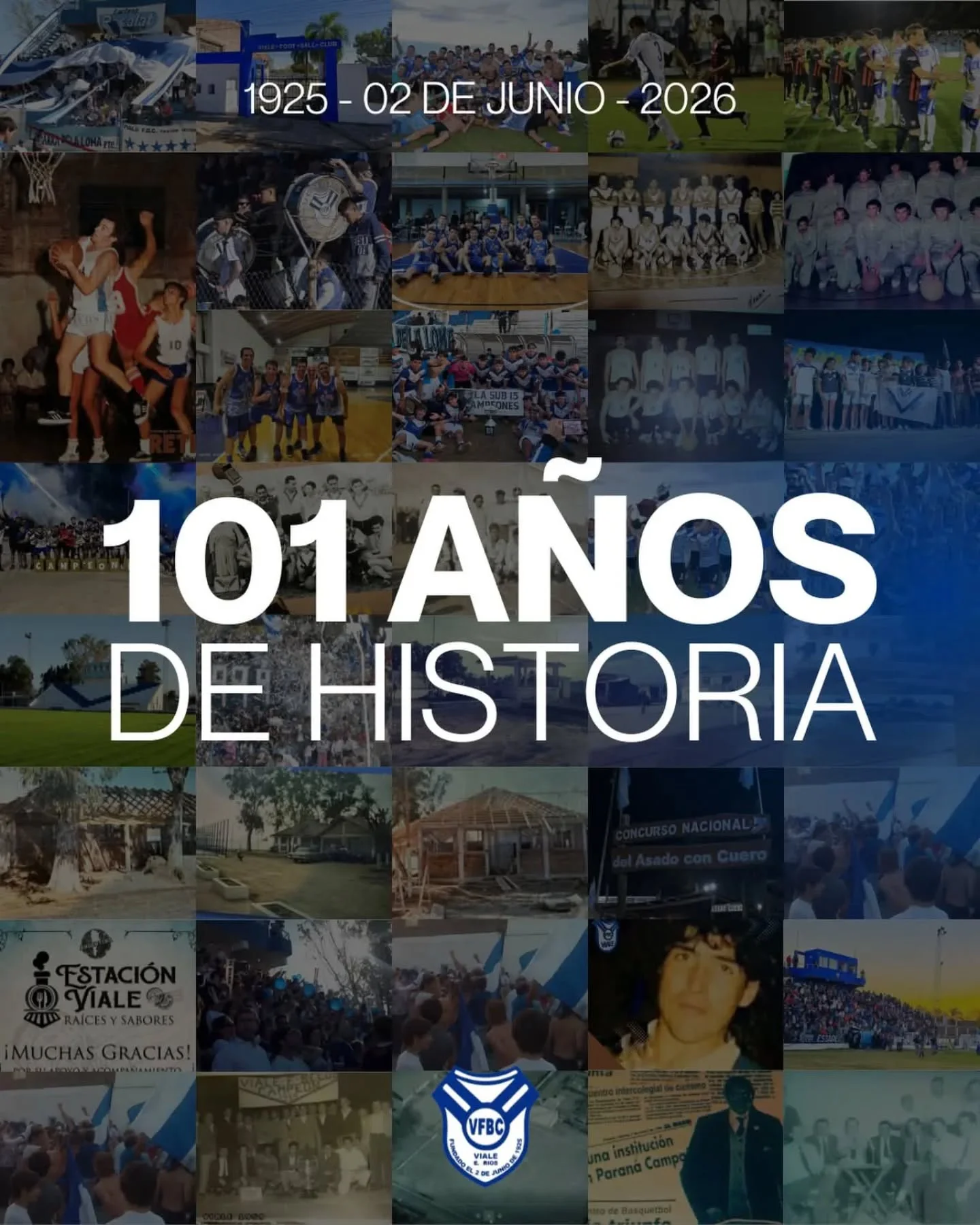 ¡FELICES 101 AÑOS, VIALE FOOT BALL CLUB!